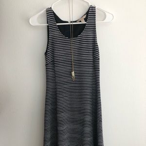 Banana Republic Blue & White Striped Dress
